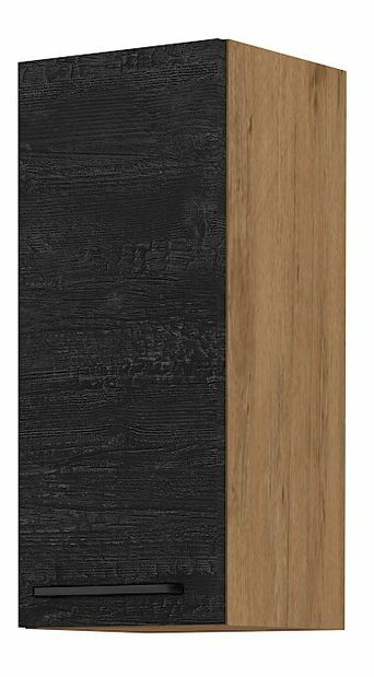 Felső konyhaszekrény Virion 30 G 72 1F (lancelot tölgy + sötét fa)