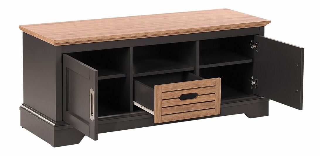 TV stolík/skrinka Gosford (tmavosivá)