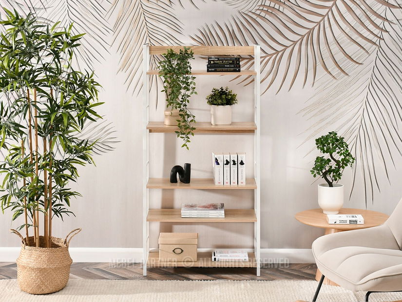 Regál Noel (sonoma + biela)