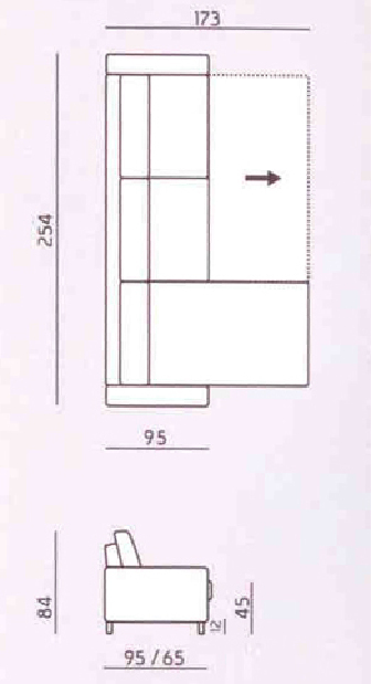 Rohová sedačka BRW Split 2f Long (L) *výpredaj