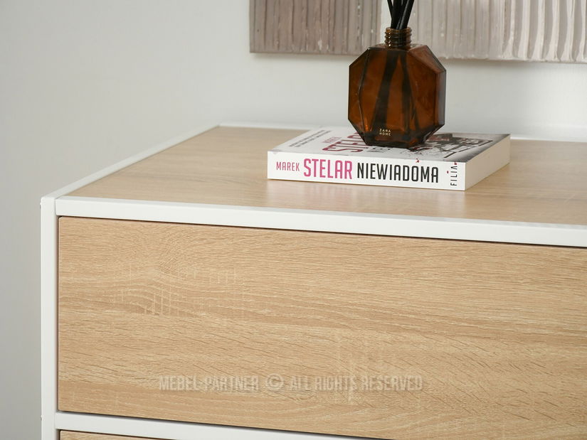 Komód Soren Kom (szonoma + fehér)