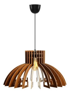 Stropna svjetiljka Wolterenzo 1 (orah)