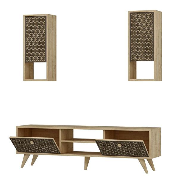 Mobilier living Navuli 2 (stejar zafir) 