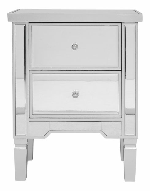 Éjjeliszekrény Tyre (ezüst) *kiárusítás