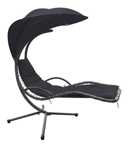 Záhradná hojdačka Slavin (čierna)