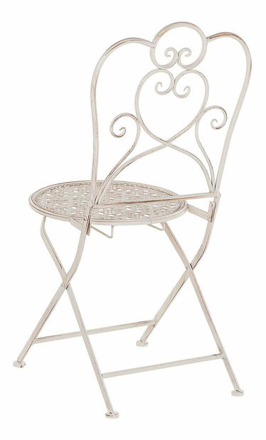 Set 2 ks. záhradných stoličiek TRAVISO (kov) (béžová)