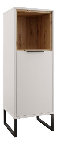 Dulap Cubin 02 (alb + stejar artisan)