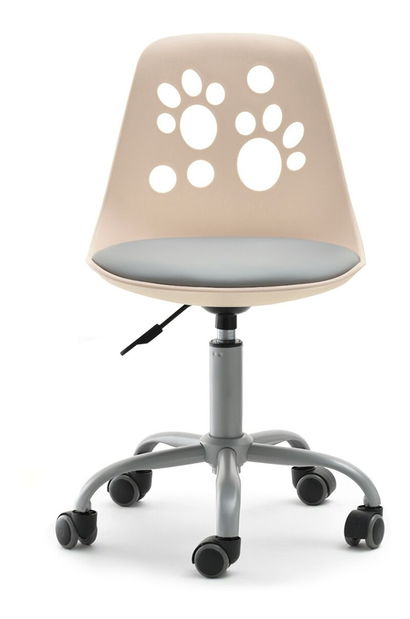 Gyerekszék Footy (rózsaszín szürke + szürke)