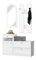 Set mobilier hol Ganton 1 (alb) (cu oglindă)
