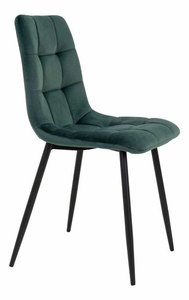 Jedálenská stolička Miveria 1 (tmavozelená)