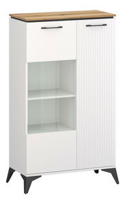 Vitrina Vejares 2 (bijela + hrast evoke) 