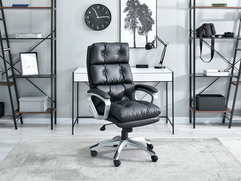 Fotel Benton (fekete + szürke)