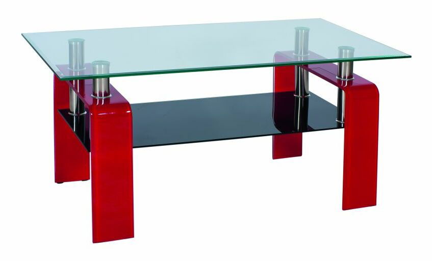 Konferenčný stolík Stella (červený)