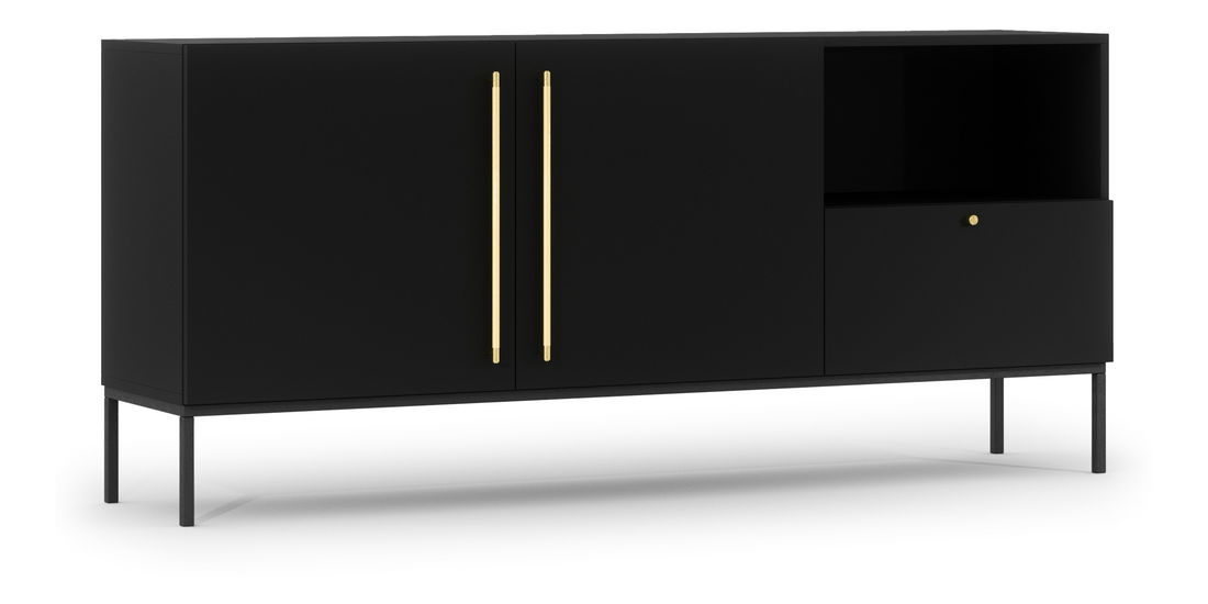 Komoda Loyd (čierna matná)