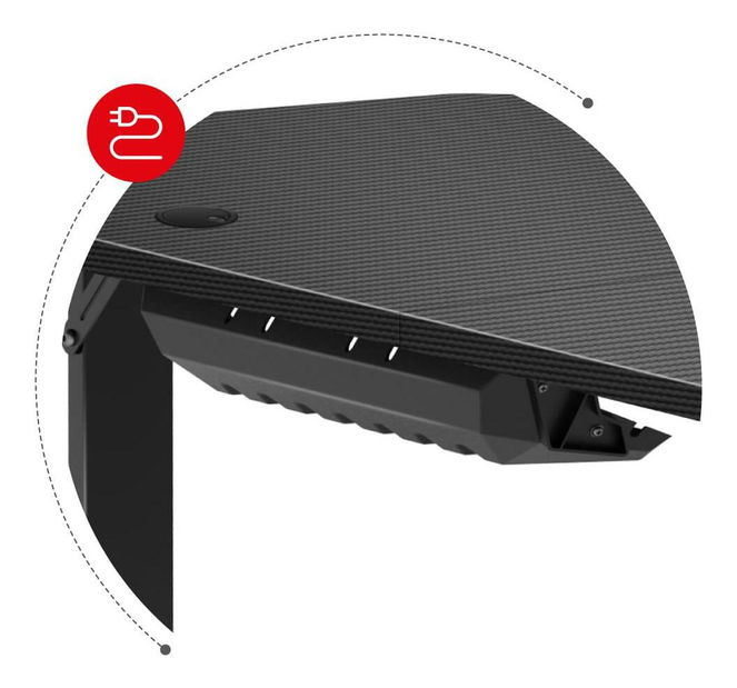 PC stolík Hyperion 4.7 (čierna)