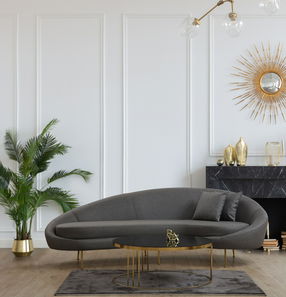 Kanapé Essia (sötétszürke)