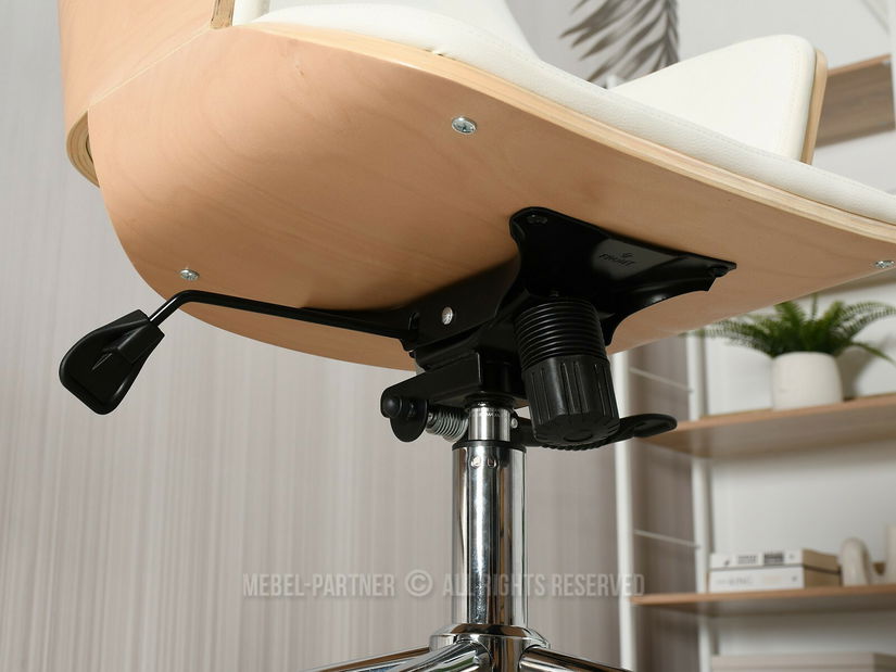 Scaun Oscaro (crem + crom)