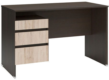 PC stolík BRW B04 BIU3S/120 (wenge + dub san remo svetlý) *výpredaj