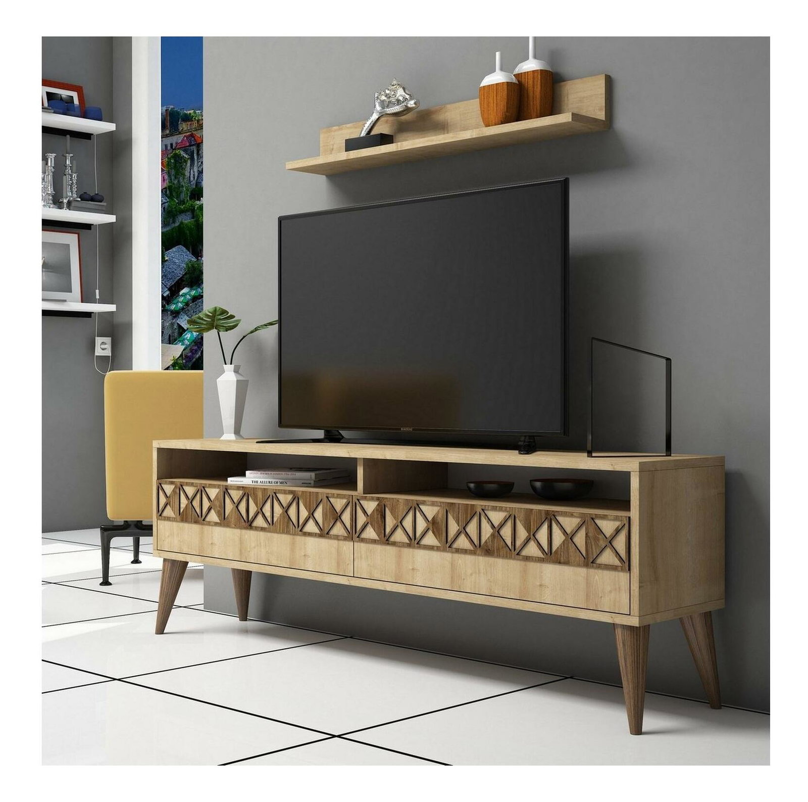 Nappali fal Loop (tölgy)