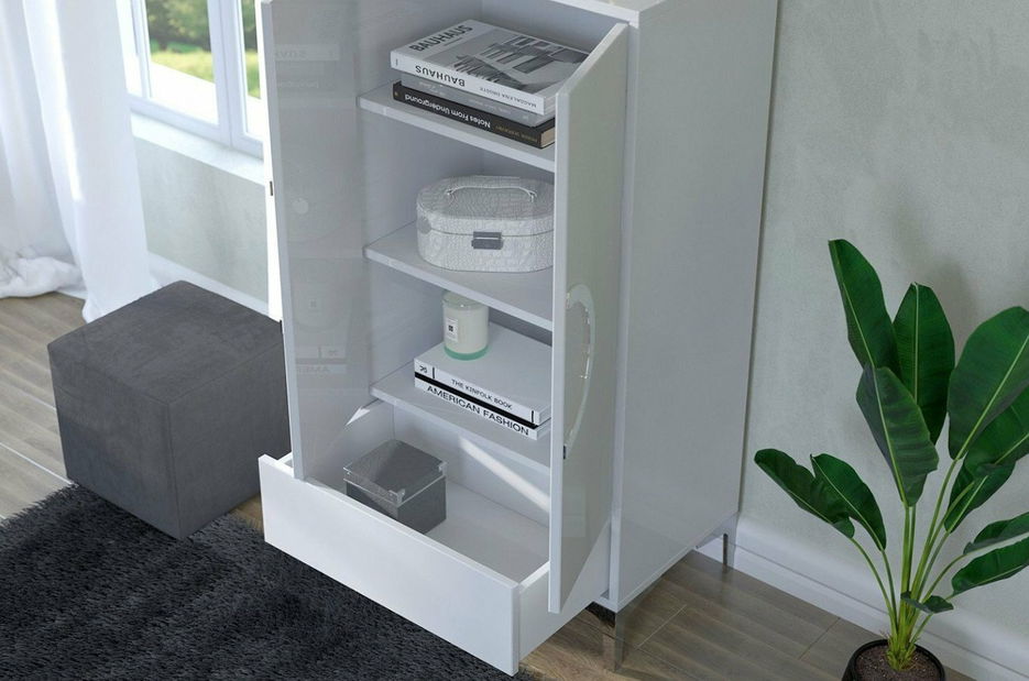 Comodă Evenna (Alb lucios)