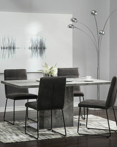 Set blagovaonskih stolica 2 kom. Neville (tamno siva)