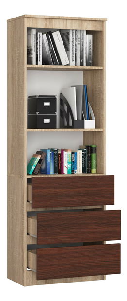 Raft Ravindra (Stejar sonoma + wenge)