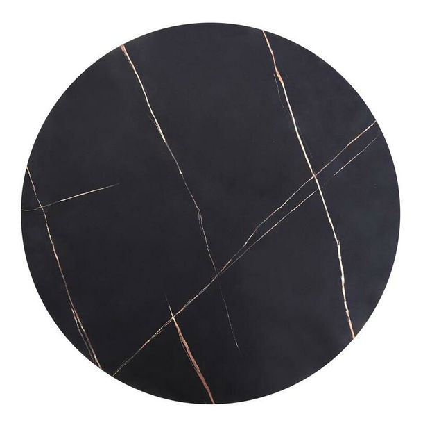 Dohányzóasztal Adrienne (fekete márvány + fekete)