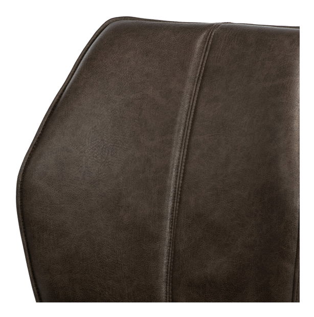 Blagovaonska stolica Herbia-397-BR3 (tamno smeđa + crna)