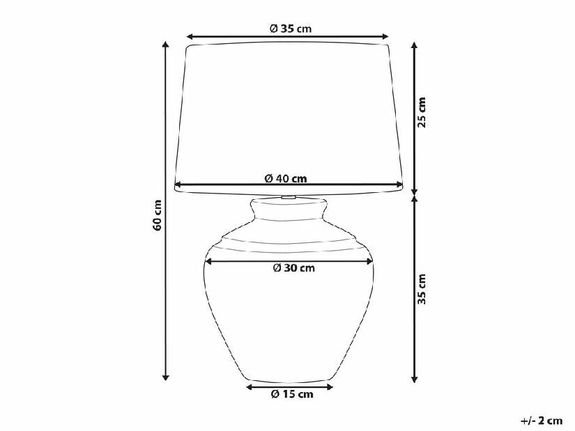 Stolna lampa Cinnamon (bijela)