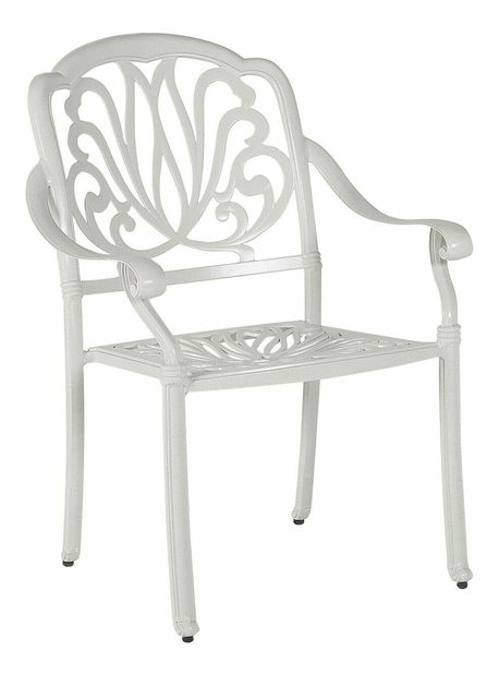 Set 4 ks. záhradných stoličiek Aneco (biela)