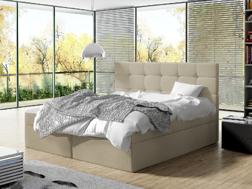 Manželská posteľ Boxspring 180 cm Cinara (manila 02)