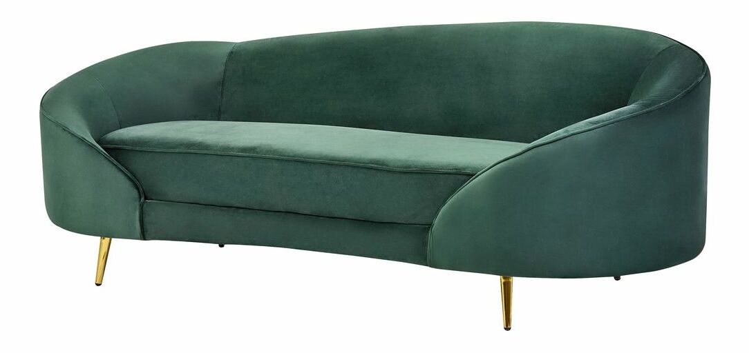 Háromszemélyes kanapé Samella (zöld) 