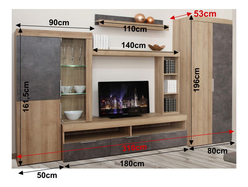 Obývacia stena Malek *bazár