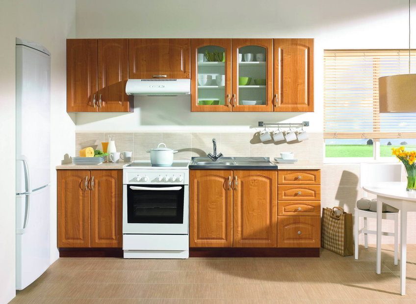 Kuchyňa Delicja 240 cm MDF Classic Jelša