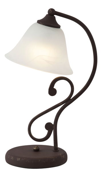Nočná lampa Margaret (antická hnedá + biela)