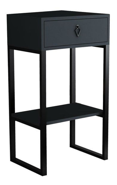 Éjjeliszekrény Vakara (antracit)