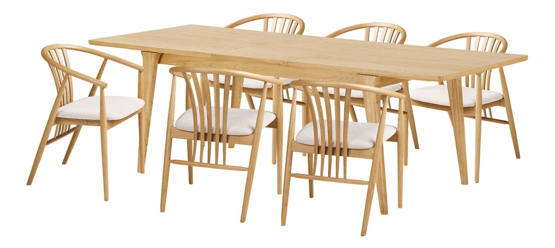 Jedálenský set Dunavina (prírodná)