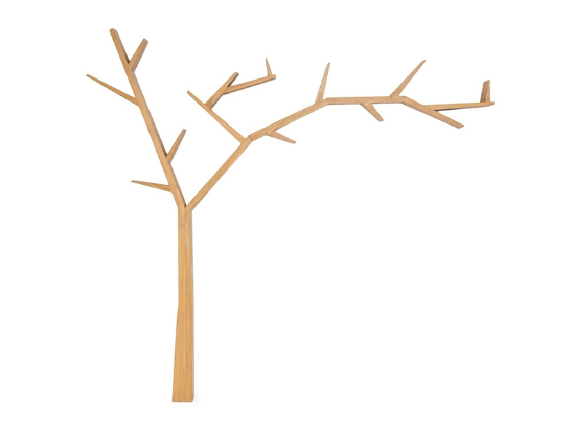 Polička v tvare stromu Panteo (medovohnedá) (P)