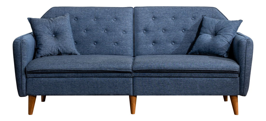 Set canapea fotoliu 3+1 Tessa (albastru închis)