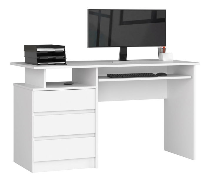 PC asztal Bronte (fehér)