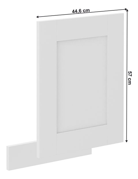 Ajtó a mosogatógéphez Lesana 1 (fehér) ZM 570x446 