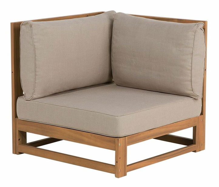 Záhradná sedacia súprava Tamar (svetlé drevo) (agát)