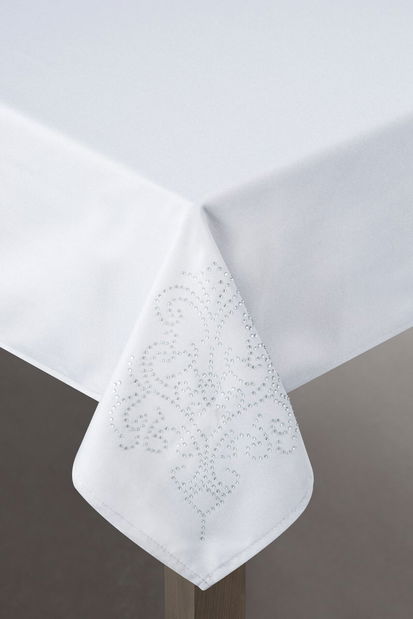 Obrus 110X160 cm Yvette2 (biela) (1 ks)