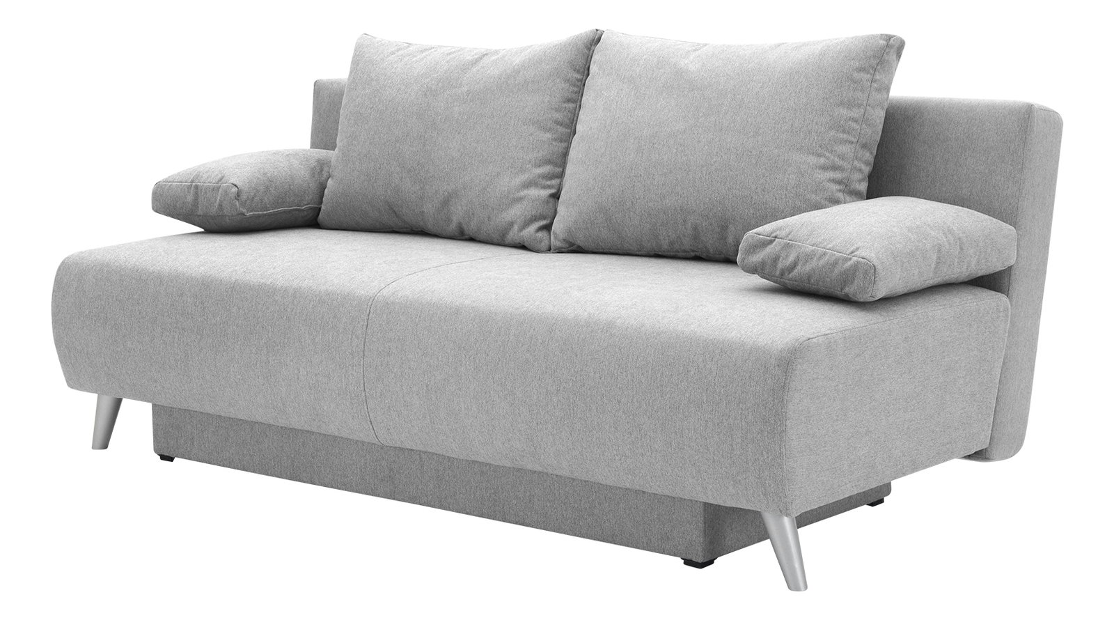 Sofa na razvlačenje Pelona (svijetlosiva) (s prostorom za odlaganje)