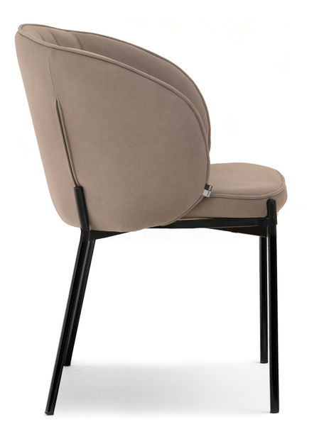 Jedálenská stolička Finalizaba (béžová + čierna)