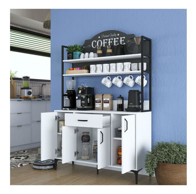 Príborník Jenaretta 130 (biela)