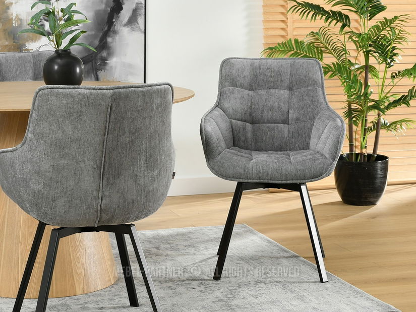 Scaun Aranbura (gri + auriu)