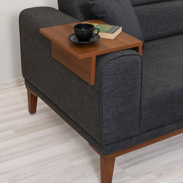 Sedacia súprava 3+1 Lesana (Antracit)