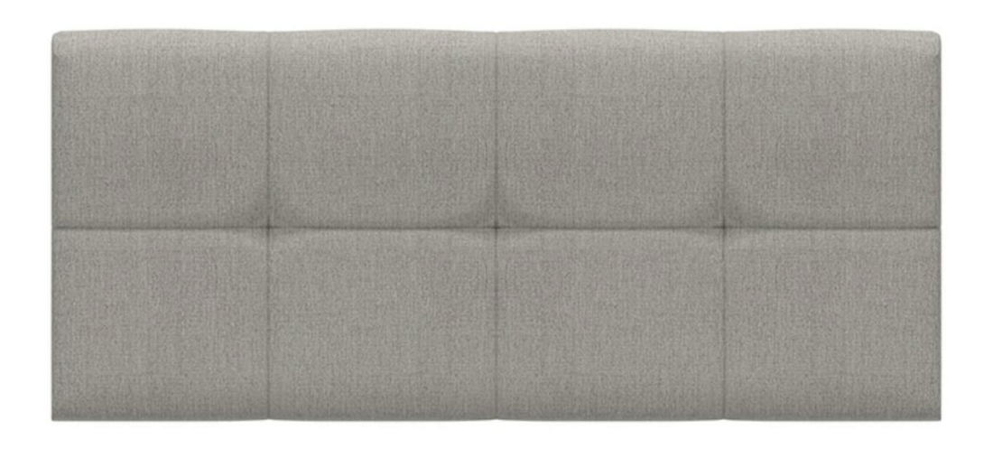 Čalúnené čelo k posteli BRW Tetrix 15 (sivá) 