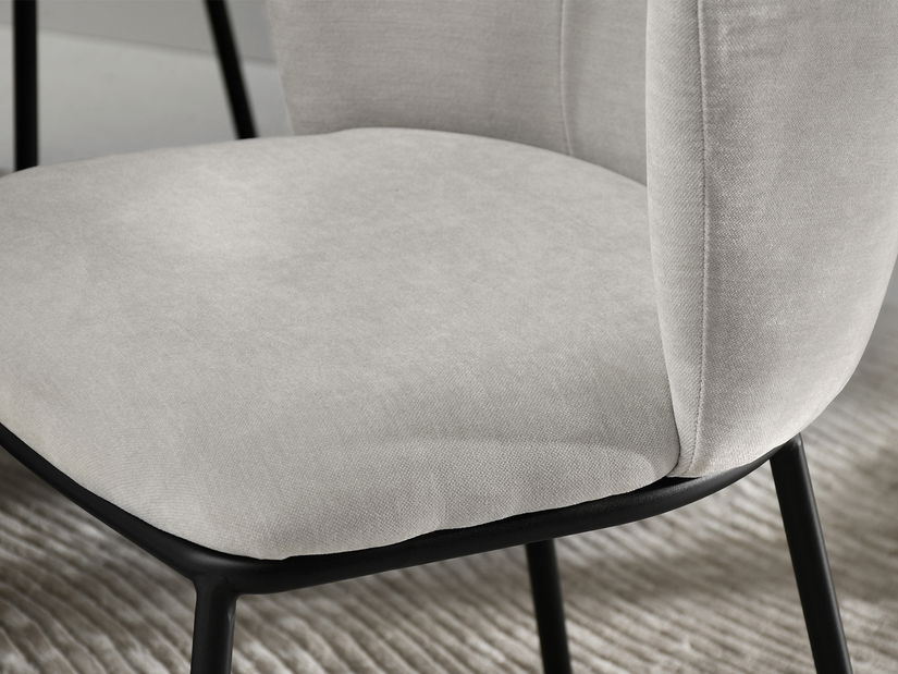 Jedálenská stolička Koalas (sivá + čierna)